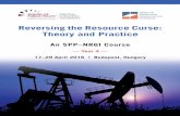 Reversing the Resource Curse: Theory and Practice · PDF fileReversing the Resource Curse: Theory and Practice ... sector it is important to consider all of the angles. This course