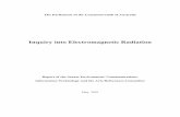 Report - Inquiry into Electromagnetic Radiation · PDF fileInquiry into Electromagnetic Radiation Report of the Senate Environment, Communications, ... Observed biological and health