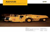 Underground Articulated Truck - Amalgamated Mining Inc.amalgamatedmining.com/PDFs/AD55B.pdf · AD55B Underground Articulated Truck Engine Engine Model Cat® C27 ACERT™ Gross Power