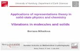 Applications of representations theory in solid-state ...cloud.crm2.uhp-nancy.fr/pdf/nancy2010/Mihailova.pdf · Applications of representations theory in solid-state physics and chemistry