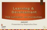 AMIHRP Presented by Maphutha Diazamihrp.org.za/docs/presentations/ffe86dff721c713b3309cb7efd6ac592.… · HR Service Delivery HR Technology (HRIS) Prepare Imple- ment Review MEASURING