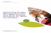 Optimizing Quality Management with Your EHR ... - athenahealthlanding.athenahealth.com/Global/FileLib/Whitepapers/Optimizing... · Optimizing Quality Management with Your EHR: Getting