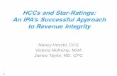 HCCs and Star-Ratings - AAPCstatic.aapc.com/a3c7c3fe-6fa1-4d67-8534-a3c9c8315... · • Likely transition of fee-for-service payment model ... exponentially with the implementation