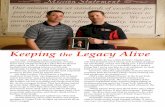 Keeping the Legacy Alive - · PDF fileChet’s wife, Melinda Pharies, is the Texas Tech ... Keeping the Legacy Alive. and customer service. However, the van was sold when he became