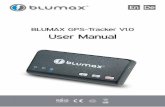 En De BLUMAX GPS-Tracker V1.0 User Manualblu-max.com/pdf_documents/user_manuals/manual_en... · to a speciﬁ ed mobile phone or server base to allow users to monitor people or pets