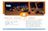 Movie Night Flyer 2 Template LPRC…  · Web view · 2016-01-05MOVIE NIGHT AT WQER 90.5FM FFMFFFM 0.5FM. Place. WQER FM . Parking. Date & Time. 7:00 PM. Event Description: WERQ