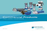 PumPs • Controls • Pressure Boosting - Edelmann Water Technology Commerical Products.pdfPAGE 3 Commercial Water goulds Water technology End Suction – Stainless Steel A full range