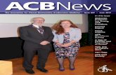 ACB ACB News The Editor is responsible for the final content; advertisers are responsible for the content of adverts. Views expressed are not necessarily those of ...