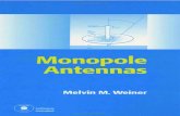 Monopole Antennas - IK4HDQ element at the center of a horizontal circular ground plane has the simplest monopole antenna geometry because its structure and radiation pattern
