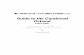 Guide to the Combined Dataset - Longitudinal · PDF fileField administration: Elaine Iffland, Theresa Patterson, Glenis Naudo, Jill Penn, Maureen Slater CAPI/CASI programming: ...