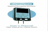 Ultima Neuro Manual - site.diabeticdiscountdirect.comsite.diabeticdiscountdirect.com/pdf/ultima-neuro.pdf · monophasic (direct current) wave form. This wave form has been found effective