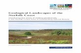 Geological Landscapes of the Norfolk  · PDF fileThe bedrock geology of the Norfolk Coast AONB is quite simple, with the oldest rocks exposed in the west,
