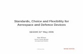 Standards, Choice and Flexibility for Aerospace and Defence …sesam.smart-lab.se/seminarier/Varsem06/Wind River.pdf · Standards, Choice and Flexibility for Aerospace and Defence