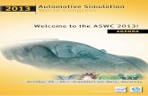 Welcome to the ASWC 2013! - Ansys · PDF fileat the ASWC 2013. A full-text search ... Vehicles as Part of a Tier-4 B Aftertreatment System and Validation of Optimised Mixer ... Aero-Thermal