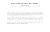 A Handbook on Audit of Inventories/ Receivables / · PDF file15 Inadequacies of stock audit 86 16 Relevant RBI Notifications 88 ... quality and quantity it claims to possess. ... receivables