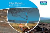Exploration - CSA Global · PDF fileEXPLORATION CSA Global’s ... CSA Global is a geological, mining ... • Work program design and management of exploration • Permitting and compliance