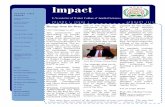 Impact - Waljat Colleges of Applied Sciences · PDF fileIn 2010’ to welcome all the freshers of the Mon- soon ... his inaugural speech, the ... me nt at io n. She possess a