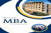 Full-Time MBA Program -   · PDF fileinformation technology, biotech, pharmaceutical, and ... Marketing • Advertising and ... • Project Management