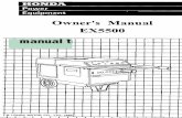 Owner’s Manual EX5500 - American Honda Motor Companycdn.powerequipment.honda.com/pe/pdf/manuals/31ZA0600.pdf · Thank you for purchasing a Honda generator. This manual covers operation