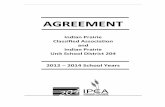 AGREEMENT - Indian Prairie School District 204ipsdweb.ipsd.org/uploads/HR/IPCAContract1214.pdf · Agreement Between IPCA and District 204 2012-2014 2 6.01 Vacancies ... 11.01 Initial