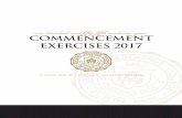one hundred and fifty-fifth academic year hundred and fifty-fifth academic year COMMENCEMENT EXERCISES ... Academic Year Commencement Exercises 2017 ... Olympic Fanfare and Theme John