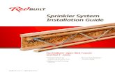 Sprinkler System Installation Guide - RedBuilt Sprinkler Guide.pdfInstallation Guidelines 2 Fasteners 3 ... (may be increased to 6" with special truss design) Pipe trapeze per NFPA