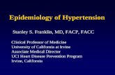Epidemiology of Hypertension - University of California ... of HTN Franklin Feb 2012.pdf · Agenda: epidemiology of hypertension 1 BP measurement 2 Defining hypertension 3 Important