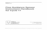 Fine Guidance Sensor Instrument Handbook for Cycle 17documents.stsci.edu/hst/fgs/documents/handbooks/ihb_cycle17/fgs...3.2 Position Mode: Precision ... 86 5.4.1 Active FGS1r Calibration