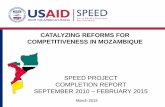 CATALYZING REFORMS FOR COMPETITIVENESS … REFORMS FOR COMPETITIVENESS IN MOZAMBIQUE ... Local content assessment ... technical support to the Mozambican authorities through CTA and