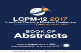 BOOK OF Abstracts - International Academy of …iaaweb.org/iaa/Scientific Activity/bookpasadena2017.pdfBOOK OF Abstracts PASADENA, CA ... THE CNES FRENCH SPACE AGENCY PLANETARY PROGRAM