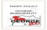 TARIFF POLICY GEORGE MUNICIPALITY - george.org.za policy 2016... · 2 | page 2015/2016 draft: 26 march 2015 approved: 27 may 2015 tariff policy george municipality index 1. part 1: