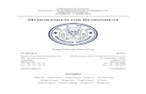 MEMORANDUM FOR RESPONDENT - Institute of ... of International Arbitration, Vol.9, Issue 3, 1992 Cited as: Cane/Shub 9 CIETAC CIETAC Ethical Rules for Arbitrators Journal of International