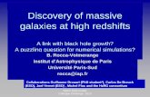 Discovery of massive galaxies at high redshifts of massive galaxies at high redshifts A link with black hole growth? A puzzling question for numerical simulations? B. Rocca-Volmerange