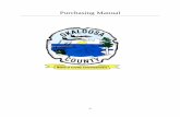 Purchasing Manual - Okaloosa  · PDF file13.05 - Invitation to Quote (ITQ) ... The purpose and objectives of this Purchasing Manual (the ... CCNA . COUNTY –