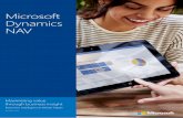 Microsoft Dynamics NAV · PDF fileMicrosoft Dynamics NAV ... a particular time period and for a particular group of customers. The views can easily be sent to Microsoft Office Excel,