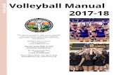 Volleyball 2017-18 Volleyball Manual - Kansas State High ... · PDF fileThe official manual for high school volleyball ... Submission of the state tournament squad list will generate