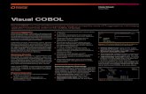 Visual COBOL - Build, Operate, & Secure Enterprise ... · PDF file• Visual COBOL for Visual Studio ... • Visual Studio 2012, 2013, 2015, 2017 • Eclipse 4.4, 4.5, 4.6 Application