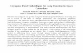 Cryogenic Fluid Technologies for Long Duration In · PDF file · 2013-04-10Cryogenic Fluid Technologies for Long Duration In ... require that the Lunar Lander Descent Module Main