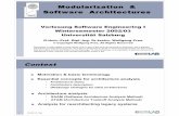 Modularization & Software Architecturessoftwareresearch.net/.../docs/teaching/WS02/SE1/02Modularization1.pdfModularization & Software Architectures Universität Salzburg Permission