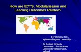 How are ECTS, Modularisation and Learning …skktg.vdu.lt/downloads/seminaras_20110214/presentation_3_kaunas_14...1 How are ECTS, Modularisation and Learning Outcomes Related? 14 February