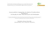 Innovation Capacity in Dairy Production Systems: A Study ... · PDF fileThe WorldFish Center, Batu Maung, Penang, Malaysia . Dedication Amlaku 2012 i “The fear of