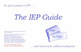The IEP Guide - Connecticut L. Taylor ~ Department of Developmental Services Ann Tetreault ~ Department of Developmental Services ... evaluation procedures, assessment, ...