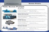 Twin Screw Pumps - Rotating Right … ·  · 2009-02-09Screw PumPS W Series The W series pump is a horizontal Twin Screw design. It can be used in the petroleum, chemical and ship