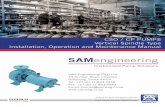 CSO CP Spindle Operating Manual - SAM Engineeringsameng.co.za/images/tech_manuals/iom/CSO CP Spindle Operating... · START-UP PROCEDURE 4 GREASE ... The information contained in this