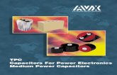 TPC Capacitors For Power Electronics Medium Power Capacitorstheelectrostore.com/datasheets/TPC-capacitors-FFVE6B0147K.pdf · 2 DC FILTERING Medium Power Film Capacitors General Description