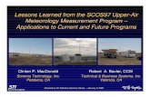 Lessons Learned from the SCOS97 Upper-Air Meteorology ... · PDF fileChairman’s Air Pollution Seminar Series -- January 9, 2003 Lessons Learned from the SCOS97 Upper-Air Meteorology
