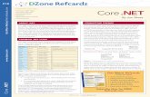 CONTENTS INCLUDE: Visit refcardz.com Core refcardz.com Get More Refcarz! DZone, Inc. | #18 CONTENTS INCLUDE: n Common .NET Types n Formatting Strings n Declaring Events n Generics