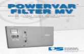 POWERVAR - Power Survey · PDF file · 2017-01-24Medium voltage fixed capacitor banks ... Standard iron core design Air core reactors based on application ... Each POWERVAR-MV Capacitor