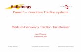 Medium-Frequency Traction · PDF fileJan Weigel, Siemens AG Energy Efficiency Days 2009 in Tours/ France Medium-Frequency Traction Transformer Basic Concept transformer efficiency