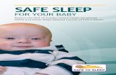 Safe Sleep for Your Baby Pamphlets - NICHD · PDF fileSAFE SLEEP FOR YOUR BABY ... covered by a fitted sheet with no other ... Wait until baby is breastfeeding well before offering